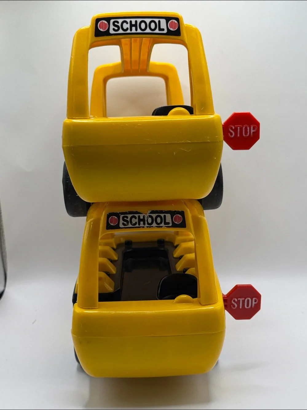 2 Vintage Little Tikes School Bus Toys